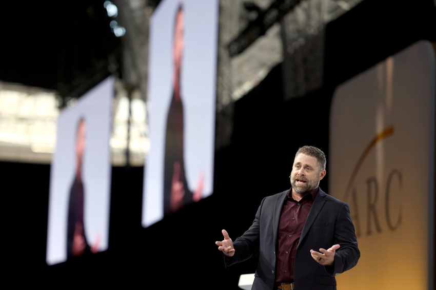Nick Freitas, who served as a member of the Virginia House of Delegates from 2016 to 2026, speaks on the topic of masculinity and how society is failing boys at the Alliance for Responsible Citizenship Conference in London, England, on June 23, 2026. 