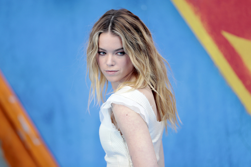 Milly Alcock attends the "Supergirl" U.K. Sneak Peak Event at Cineworld Leicester Square on June 18, 2026, in London, England.