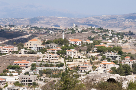Southern Lebanon seen from Tibnin Citadel