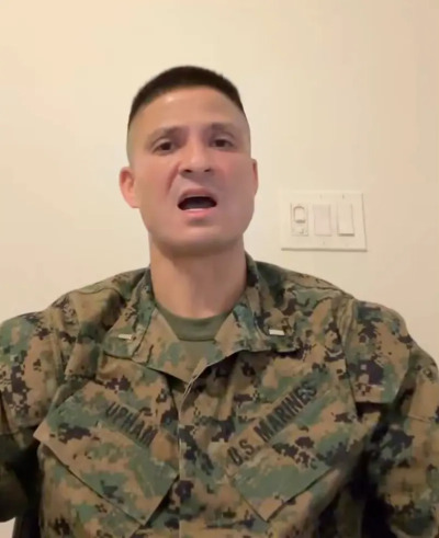 William Upham, a discharged Marine and Florida congressional candidate, prompted outrage for claiming President Donald Trump is the Antichrist and should be killed.