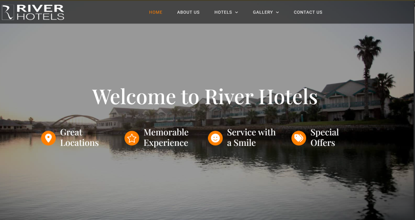 A screenshot from the website of River Hotels owned by televangelists, André and Jenny Roebert.