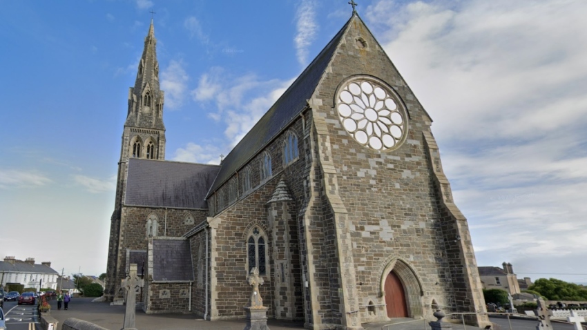 A woman in her 50s was allegedly stabbed during morning Mass on Tuesday at Holy Cross Church in Tramore, County Waterford, Ireland.
