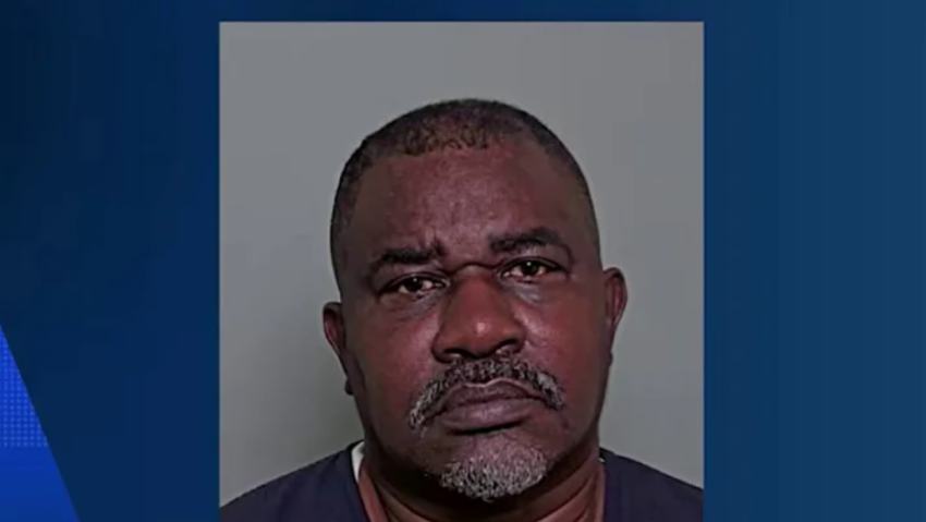 An undated booking photo for Arcola Mayor Fred Burton.