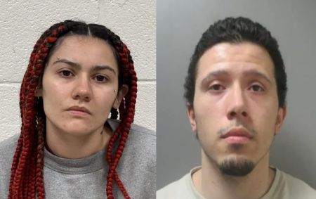 Cynthia Martinez, 27 (L) has been charged with the March 2026 murder of Derick Mercado-Labonte, 29 (R).