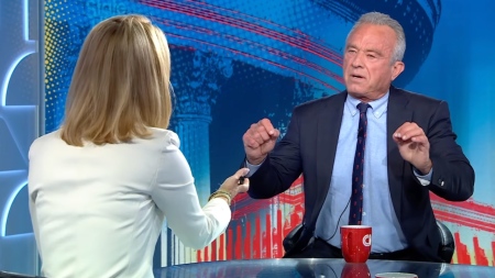 HHS Secretary Robert F. Kennedy Jr. engages in a heated interview with CNN anchor Dana Bash during an episode of "State of the Union" that aired Aug. 2, 2026.