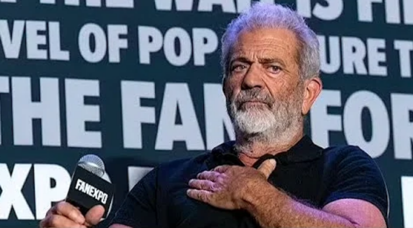Filmmaker and actor Mel Gibson during an appearance at Fan Expo Boston.
