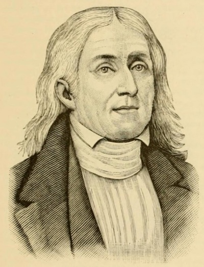 Gideon Blackburn (1772-1838), a Presbyterian minister, educator, and missionary to the Cherokee people.