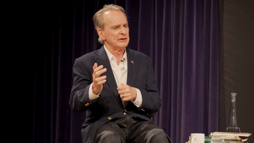 Christian apologist William Lane Craig participates in a discussion with Alex O'Connor at the Royal Institution in London, England, on May 5, 2026.