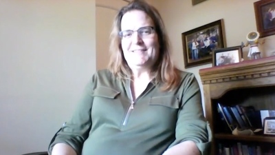 Rev. Laura Bethany Buchleiter during an interview with Q Christian Fellowship in 2019.