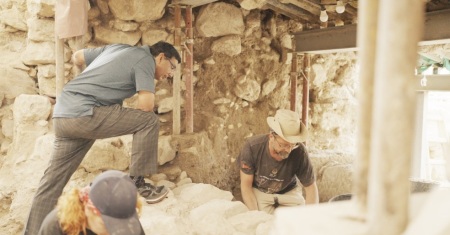 Dinesh D'Souza looks at archaeologists working in Israel. D'Souza's book