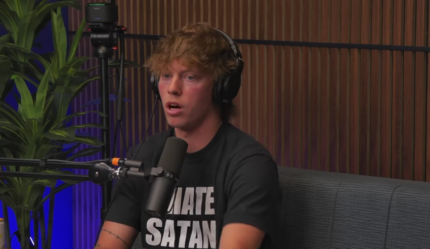 Christian social media influencer Bryce Crawford appears on the podcast "Howie Mandel Does Stuff."