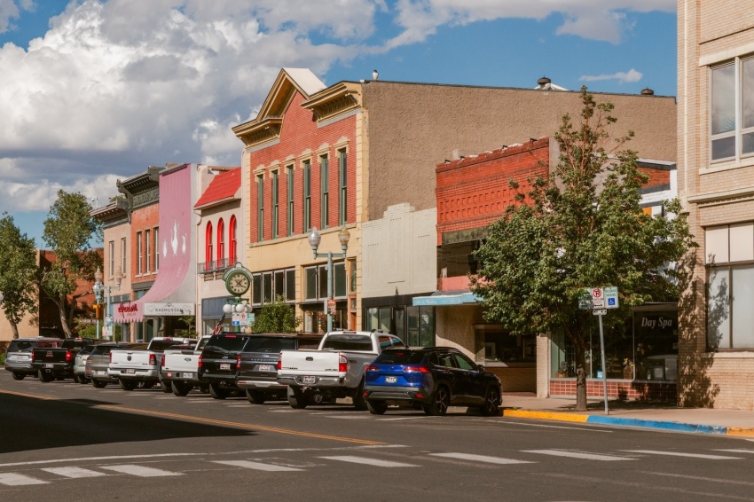 South Second Street in Laramie, Wyoming.