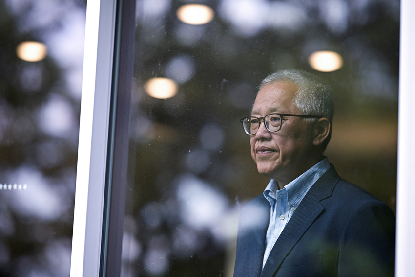 Ezra Jin Mingri, founder of Beijing Zion Church, speaks during an interview with AFP in Cheverly, Maryland, on Aug.11, 2026.