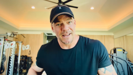 Christian actor Alan Ritchson delivers a message on sin from his InstaChurch ministry in June 2026.