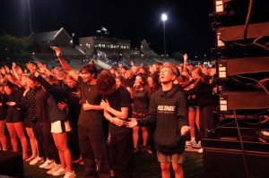 96 students baptized during high school worship events after games