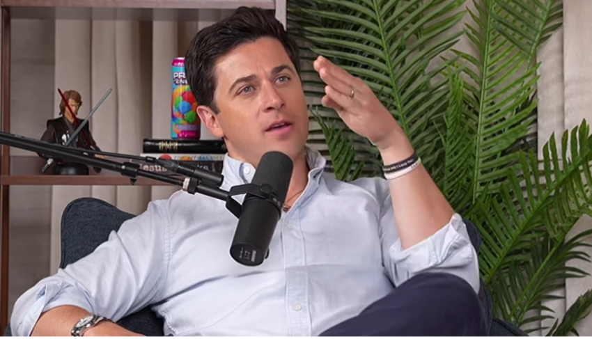 Actor David Henrie appears on an episode of "The Bryce Crawford Podcast," which aired Sept. 21, 2026.