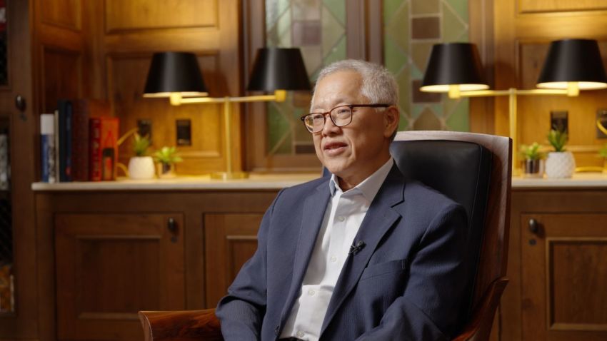 Pastor Ezra Jin Mingri of Beijing Zion Church speaks with The Christian Post during an interview on Aug. 14, 2026, filmed at the Museum of the Bible in Washington, D.C.