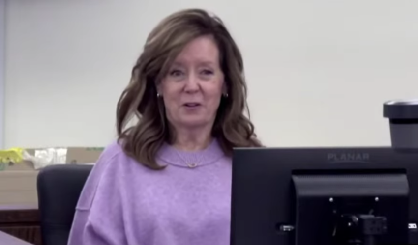 Jill Smith testifies at the murder trial of Caleb Flynn, Sept. 22, 2026.