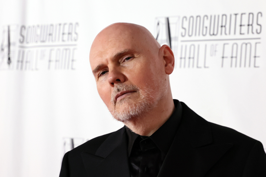 Billy Corgan attends the 2026 Songwriters Hall of Fame Induction Ceremony at The New York Marriott Marquis on June 11, 2026, in New York City.