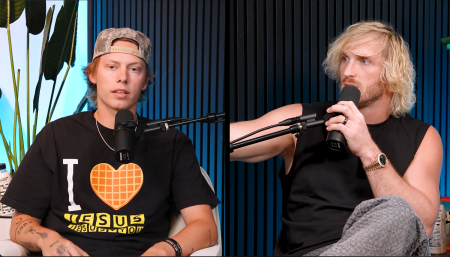 Bryce Crawford (L) and Logan Paul (R).