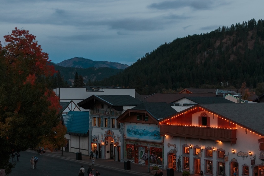 Front Street in Leavenworth, Washington, on Oct. 2, 2026.