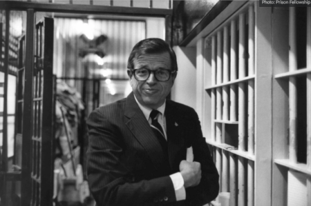 Chuck Colson (Oct. 16, 1931 - April 21, 2012) founded Prison Fellowship in 1976 after his incarceration for Watergate-related crimes and dedicated the rest of his life to serving the incarcerated and their families.