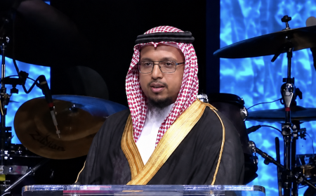 Ahmed Joktan speaks at AWAKE Houston on Sept. 19, 2026.