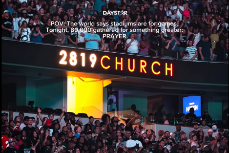 80K believers gather for prayer, worship at AT&T Stadium with 2819 Church