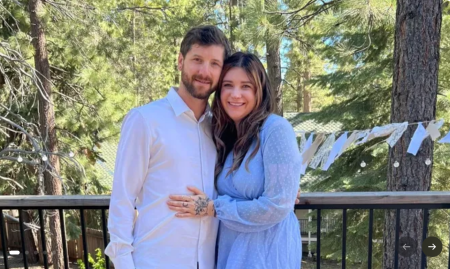 Kaylub Giamanco, (L) 36, and his wife, Kelsey Giamanco (R).