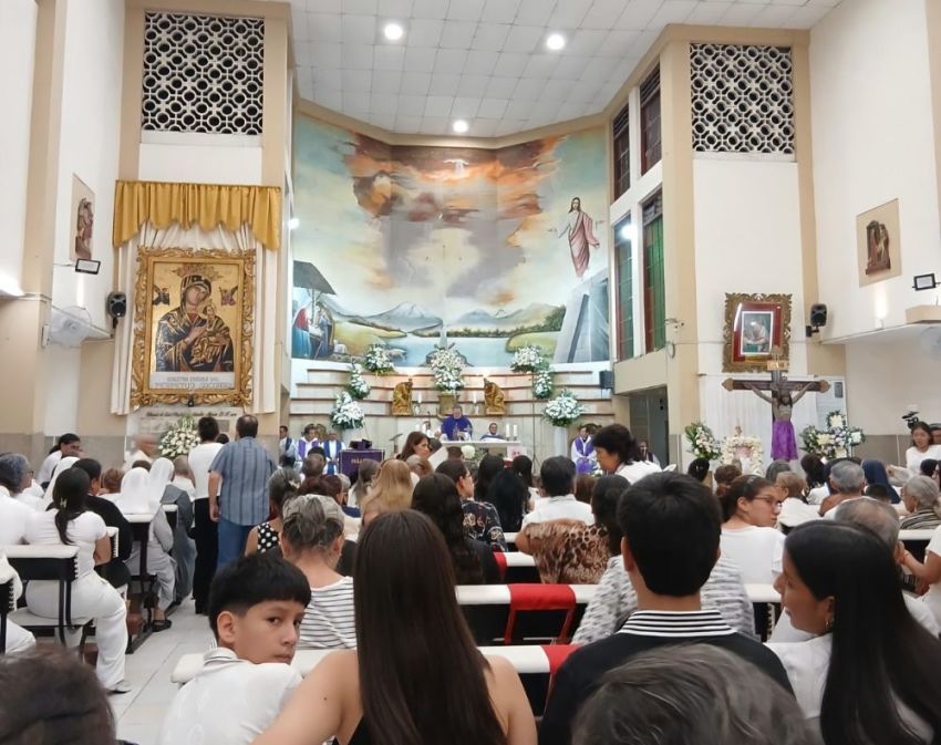 A memorial Mass is held Oct. 18, 2026, for the Rev. Patricio Alfredo Sánchez Molinari at Our Lady of Perpetual Help Church in Guayaquil, Ecuador.