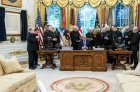 Catholic bishops apologize after prayer over Trump goes public: 'A heavy sadness'