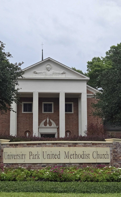 University Park United Methodist Church in Dallas, Texas, on Oct. 29, 2026.