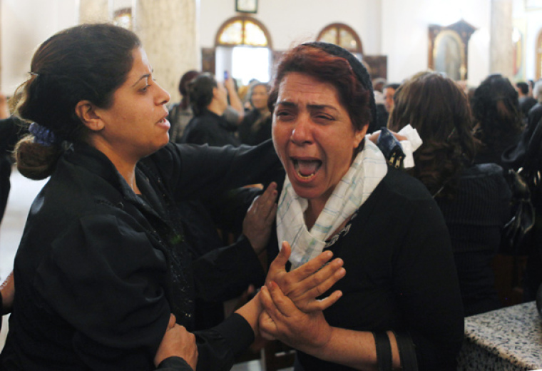 egypt church fire