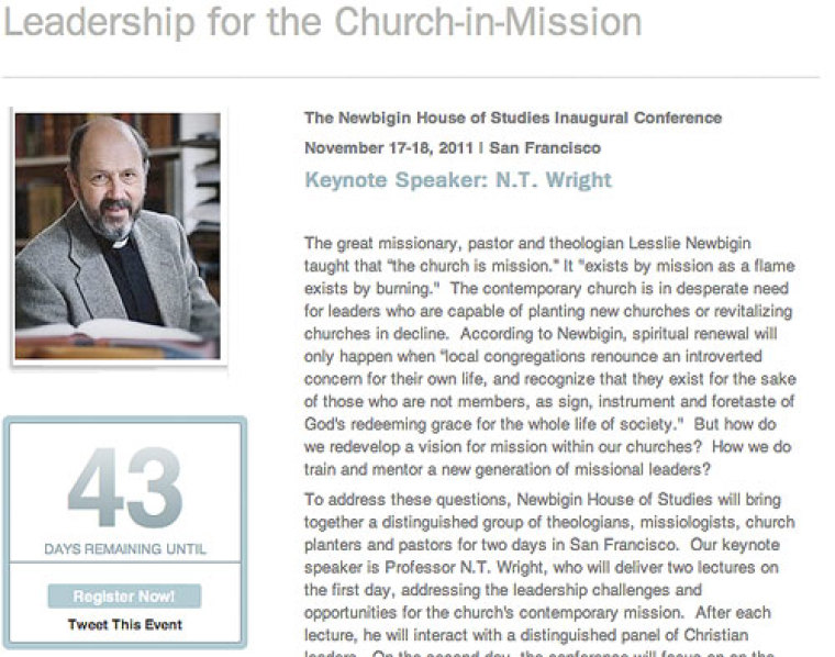 Newbigin Conference