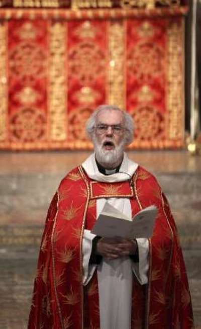 Former Archbishop of Canterbury Rowan Williams