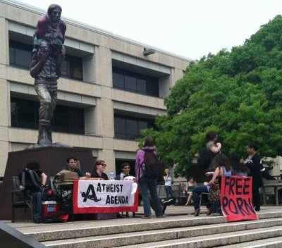 University of Texas San Antonio student group the Atheist Agenda holds it's 2012 