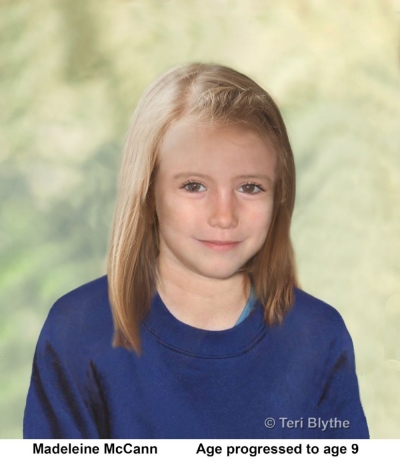 Madeleine McCann, age 9