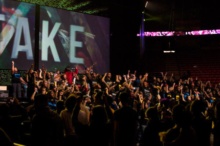 Thousands attend Teen Mania's Acquire the Fire event in this undated photo.