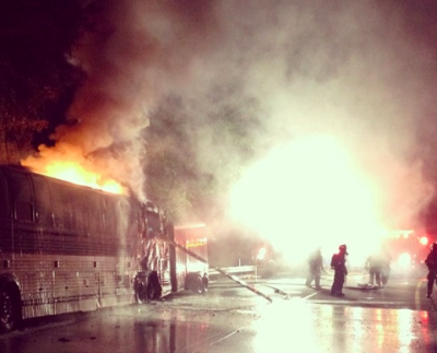 The tour bus of Sanctus Real was involved in a fire early Sunday, June 3 destroying the entire bus and losing all of their personal belongings. Thankfully, everyone that was on the bus got out safely and no one was injured.