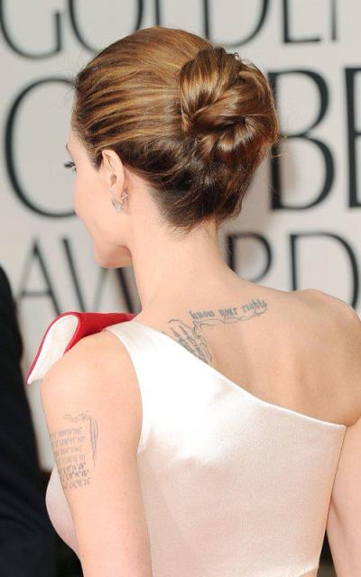 Angelina Jolie New Tattoo Creates Stir Photo The Christian Post
