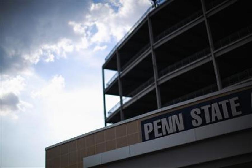 A view of the Beaver Stadium on the campus of Pennsylvania State University in State College, Pennsylvania July 11, 2012.