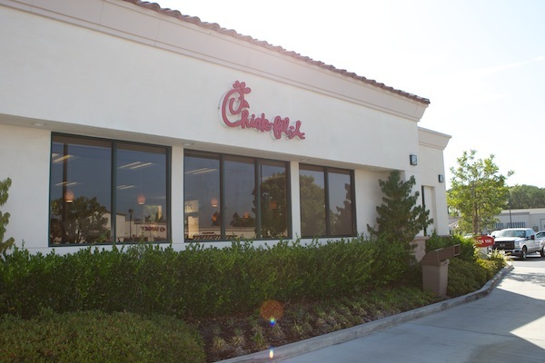 A Chick-fil-A restaurant is seen here in Southern California, Aug. 1, 2012.