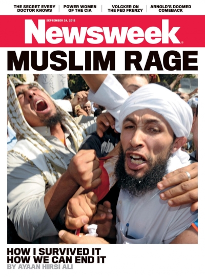 Newsweek released the cover image and story for its Sept. 24, 2012 issue Monday, Sept. 17, telling followers of the publication on Twitter: 