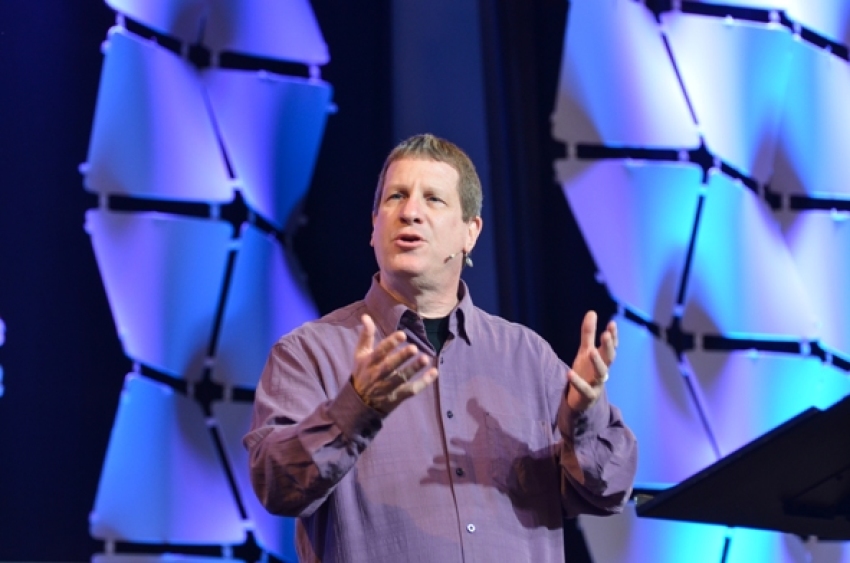 Author and apologist Lee Strobel said he believes that science affirms Psalm 102:25: "In the beginning, you [God] laid the foundations of the earth and the heavens are the work of your hands." Strobel was speaking at "Apologetics Weekend" at Saddleback Church in Lake Forest, Calif., Nov. 24, 2012.