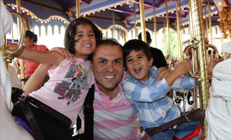 Pastor Saeed Abedini and his children