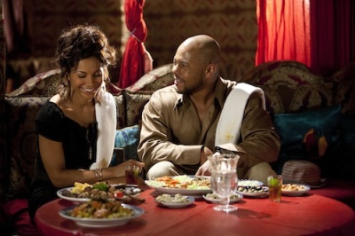 Salli Richardson-Whitfield ("Jesse") and Rockmond Dunbar ("Amir") star in "Pastor Brown", premiering on February 16 at 8pm on Lifetime.