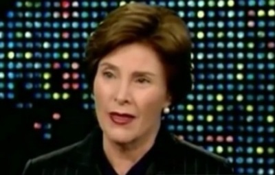 Former first lady Laura Bush in a 2010 CNN clip