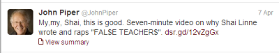 John Piper Tweet