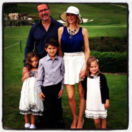 "Real Housewives of Orange County" star Alexis Bellino with her husband Jim and their children
