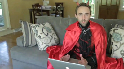 NewSpring Church Worship Leader Tadd Tatum portrays the devil for the South Carolina megachurch's 